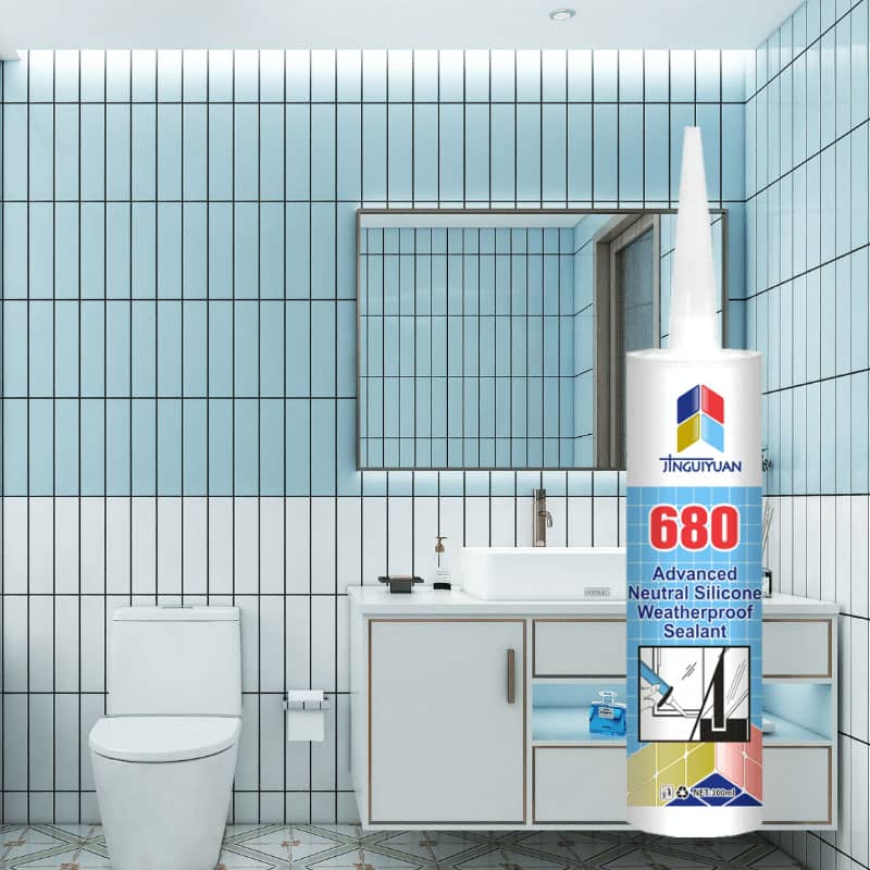 Topsen 680 weatherproof silicone sealant for durable sealing