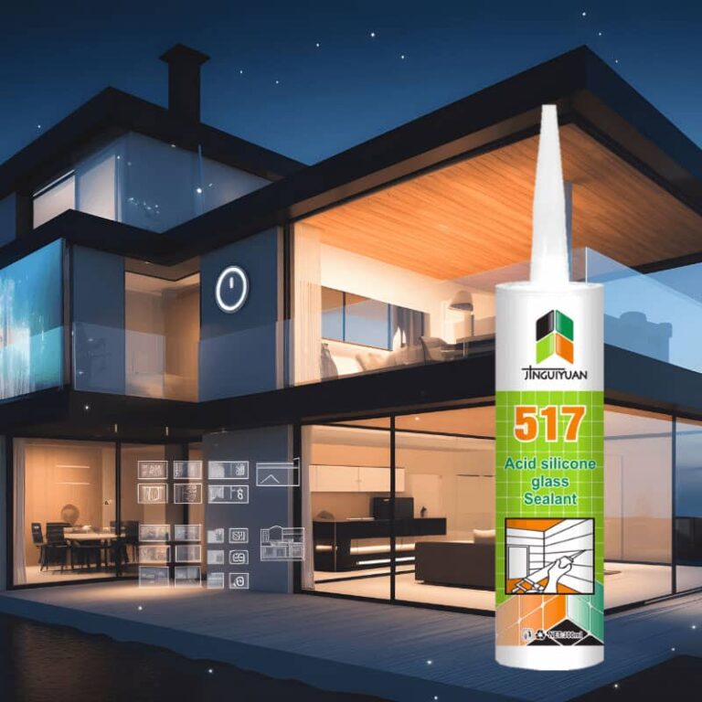 Topsen Acetic Silicone Sealant 517 for general-purpose sealing and bonding